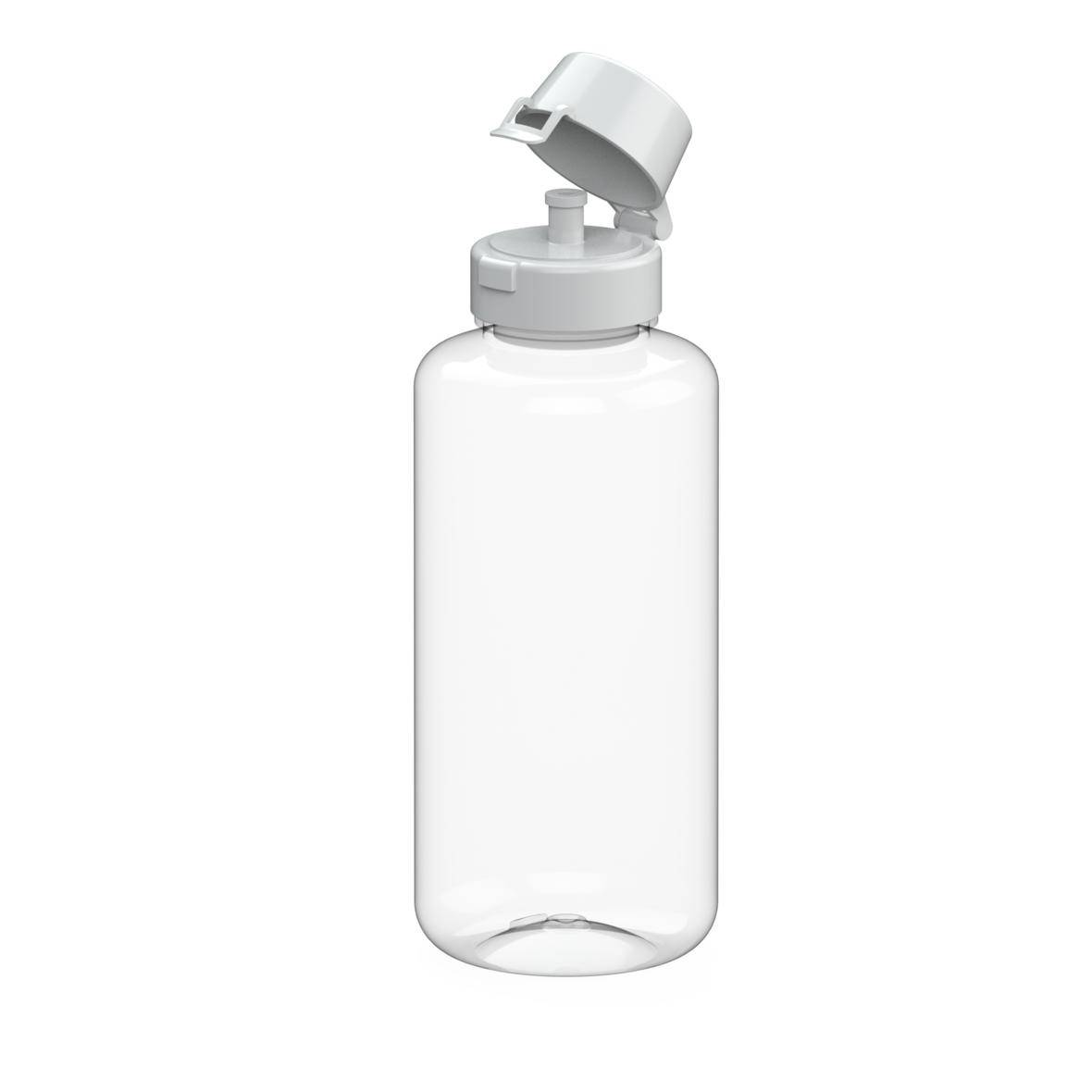 Trinkflasche "School", 1,0 l, transluzent-blau/blau-1