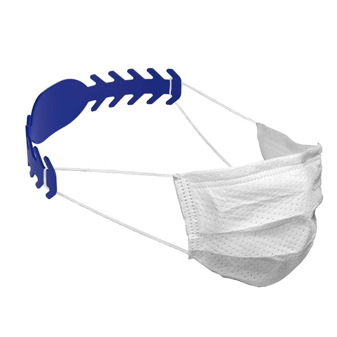 Maskenhalterung "Comfort", medium, standard-blau PP-0