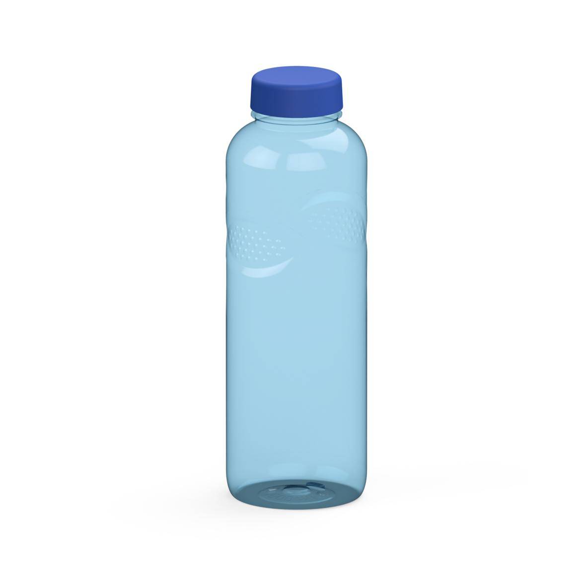 Trinkflasche Carve "Refresh", 1,0 l, transparent-blau/blau-0