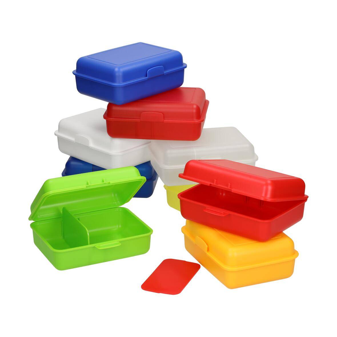 Vorratsdose "Pausen-Box", trend-rot PP-3
