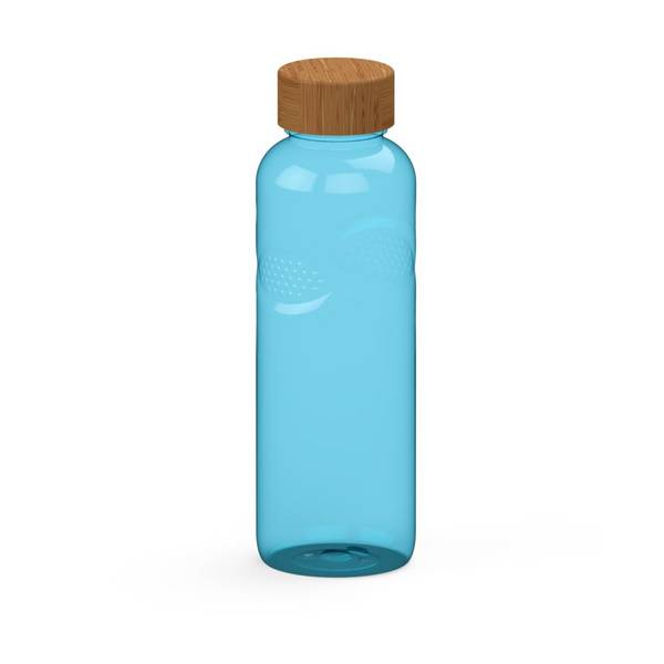 Trinkflasche Carve "Natural", 1,0 l, transparent-blau