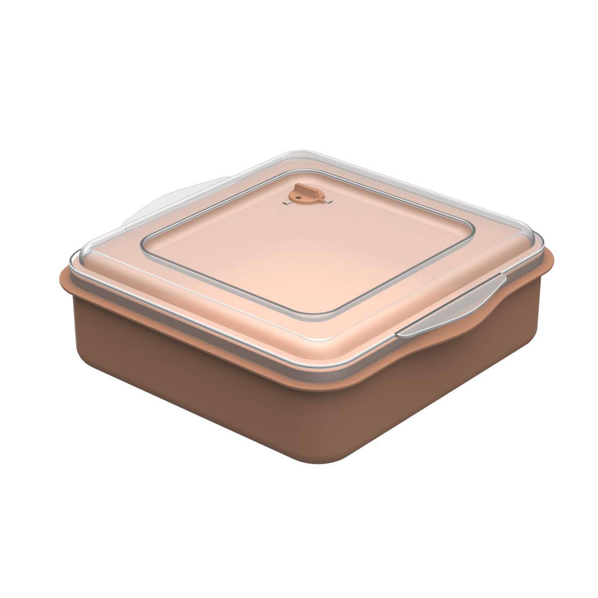 Universalbox „ToGo“, beständiges braun/transparent-0