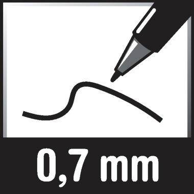 Folienschreiber OHPen F 0,7mm non perm. sort. 4St.-1