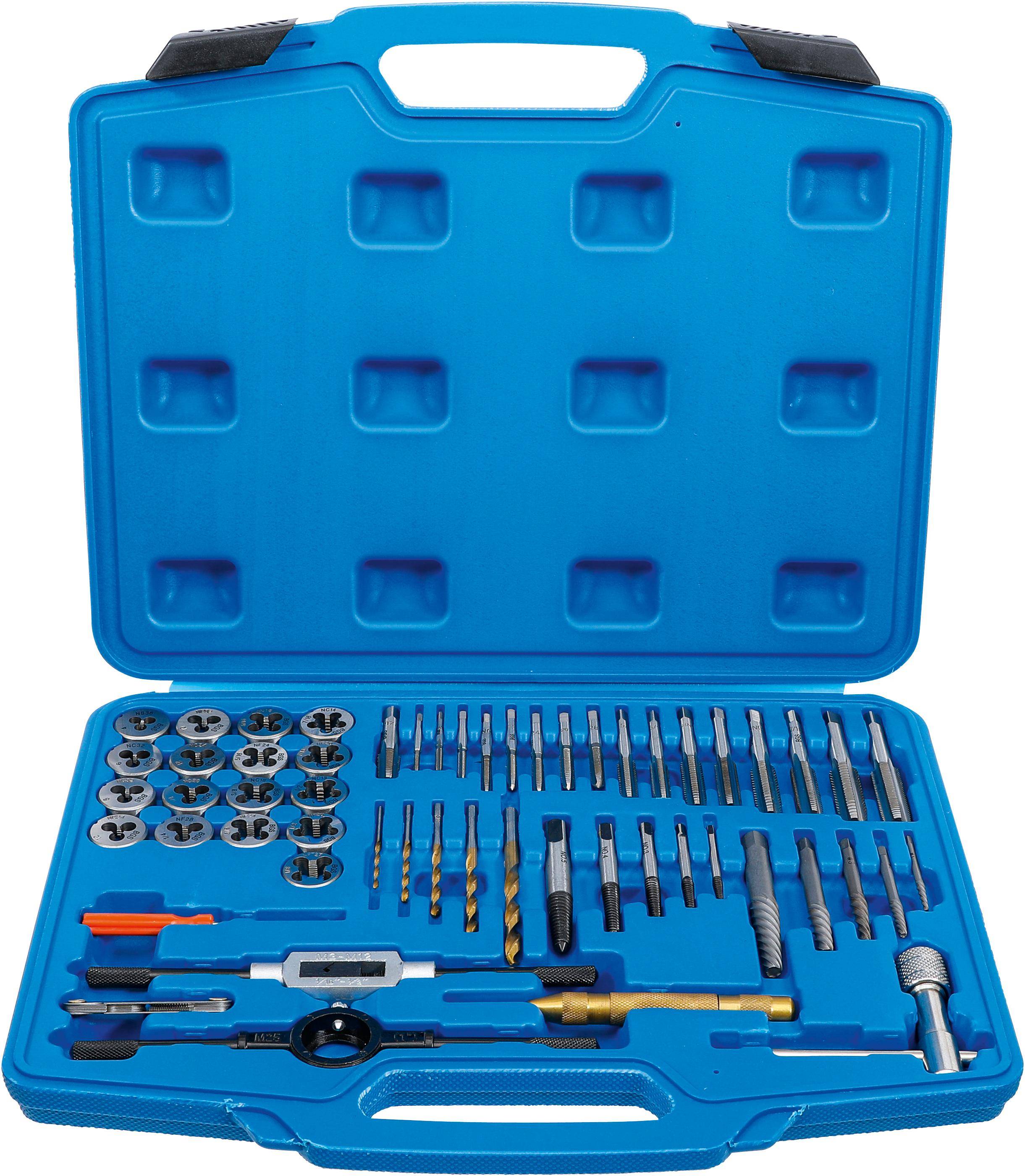 BGS technic Gewindeschneid-Satz | Zoll | 1/4" - 1/2" | 56-tlg.-0
