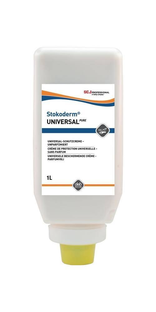 Stokoderm Universal PURE Hautschutz 1L SoftflascheUniverselle Creme Softflasche