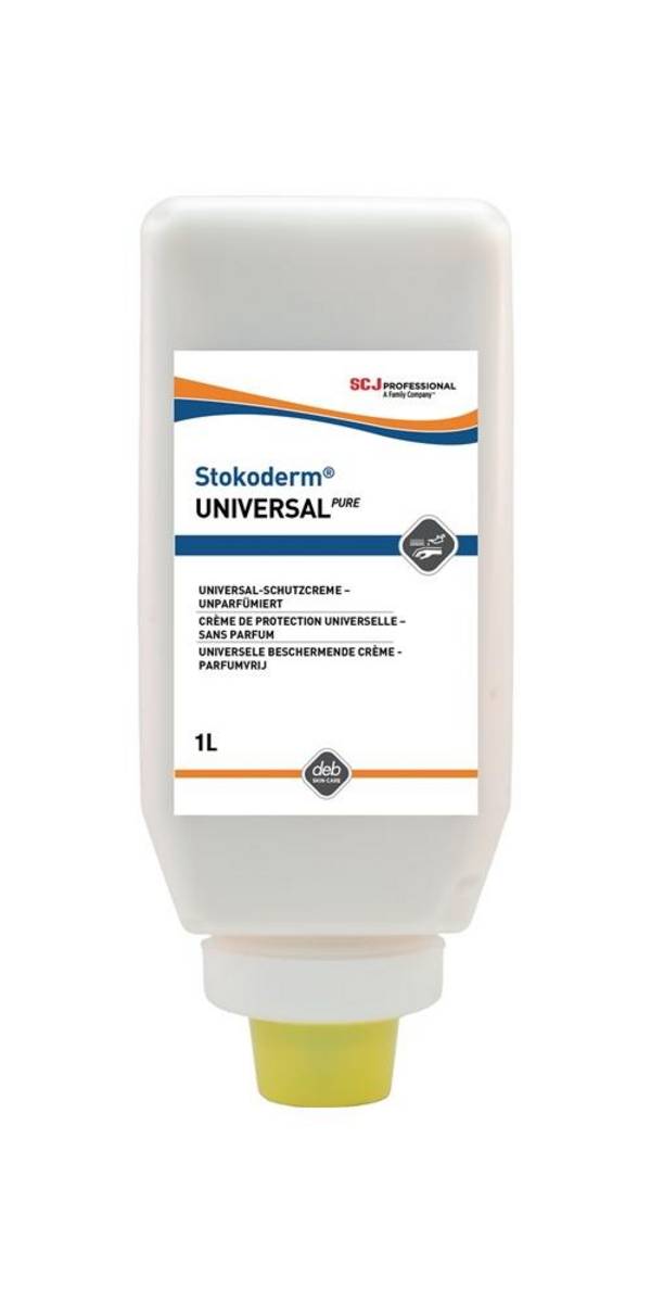 Stokoderm Universal PURE Hautschutz 1L SoftflascheUniverselle Creme Softflasche