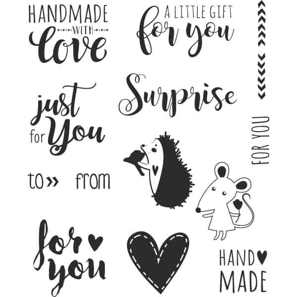 Stempelmotiv Clear Stamp transparent For you-1