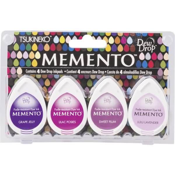 Stempelkissenset Memento Dew Drop Juicy Purples-0