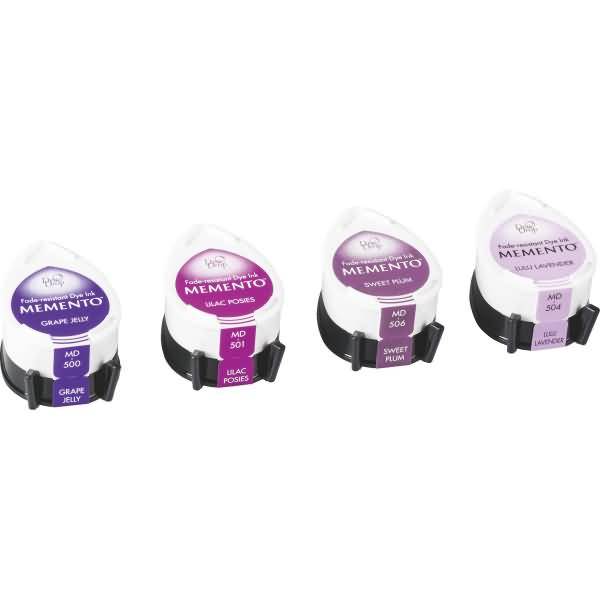 Stempelkissenset Memento Dew Drop Juicy Purples-1