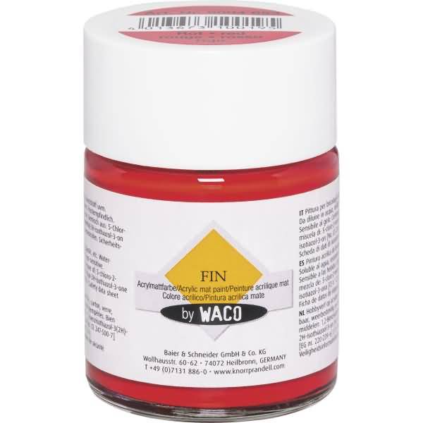 Acrylmalfarbe 50ml rot-0