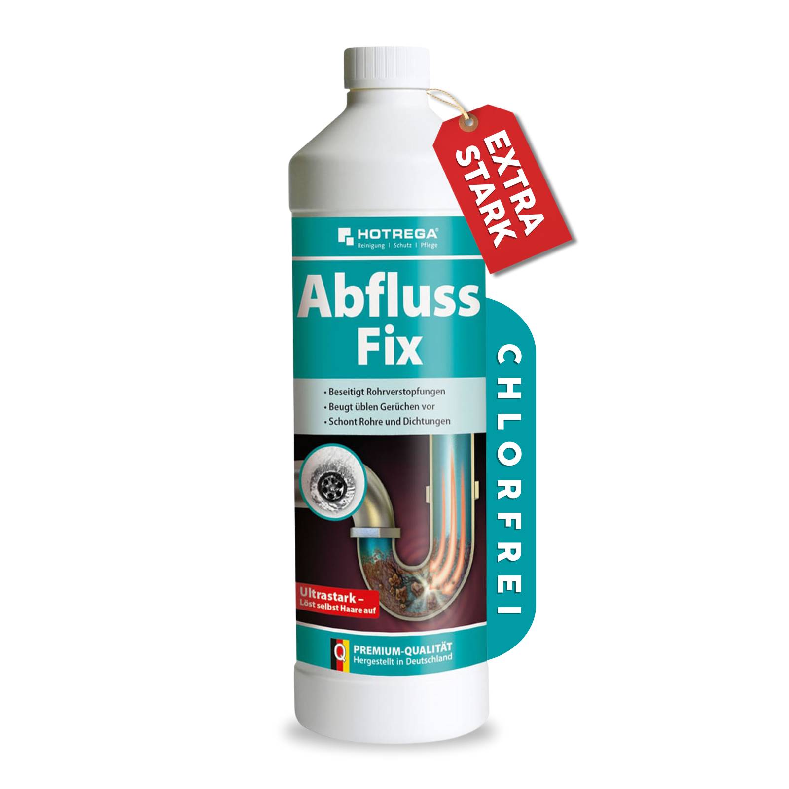 HOTREGA Abfluss Fix Rohrreiniger Konzentrat 1 L-0