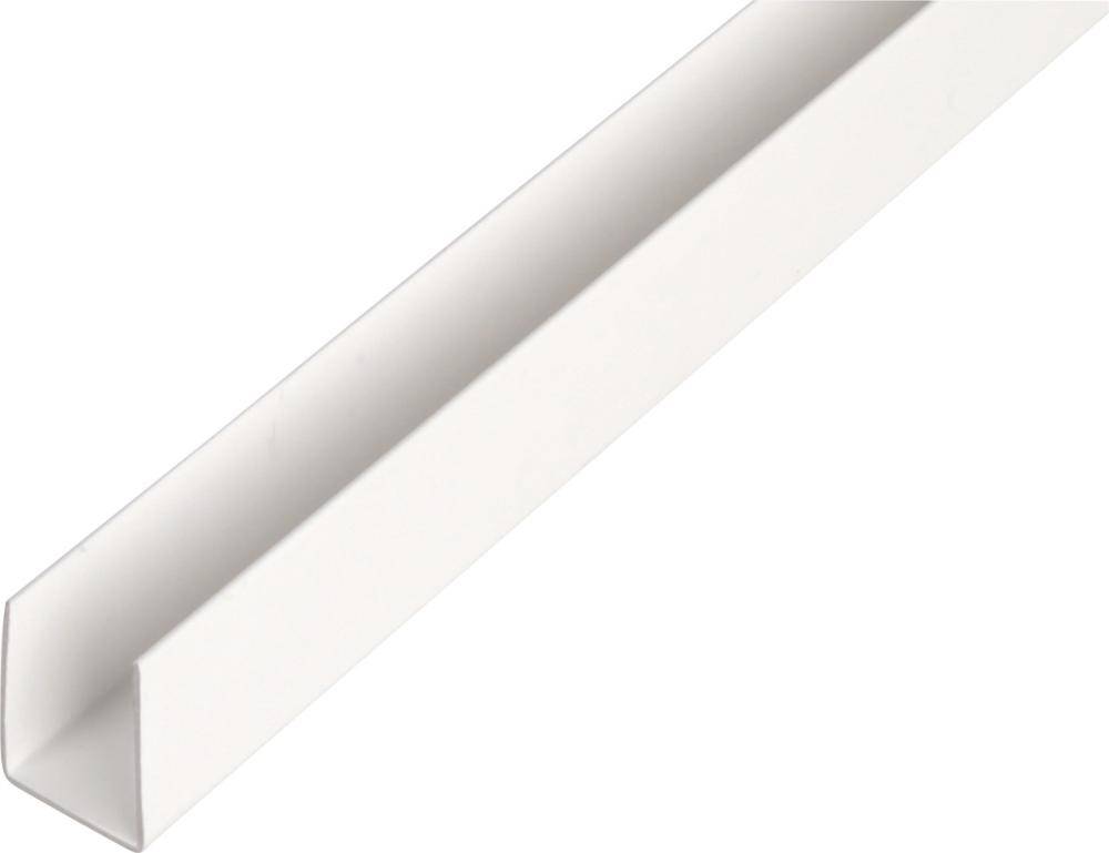 Kunststoff-U-Profil 2000/12x10mm weiß-0