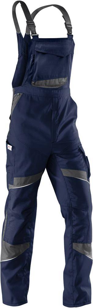 Latzhose ACTIVIQ high, Gr. 56, dkl.blau/anthr.-0