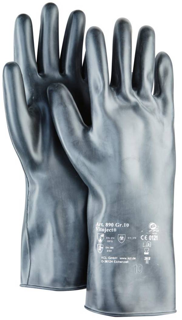 Handschuh Vitoject 890, 350 mm, Gr.9,schwarz