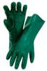 Chemikalien-Schutzhandschuhe - Größe 10 - Kategorie 3 - PVC - grün - Länge 60 cm