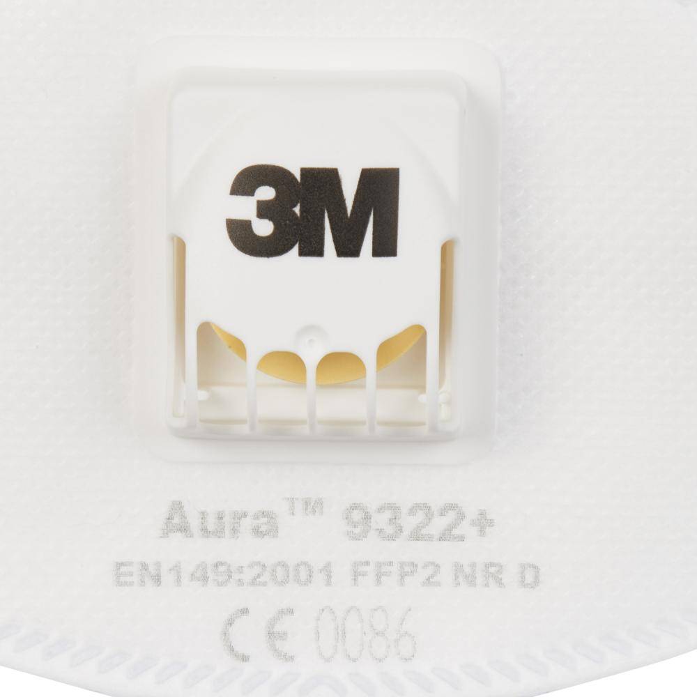 1St. 3M 9322+ 3M(TM) Aura(TM) Atemschutzmaske 9322+, FFP2-2