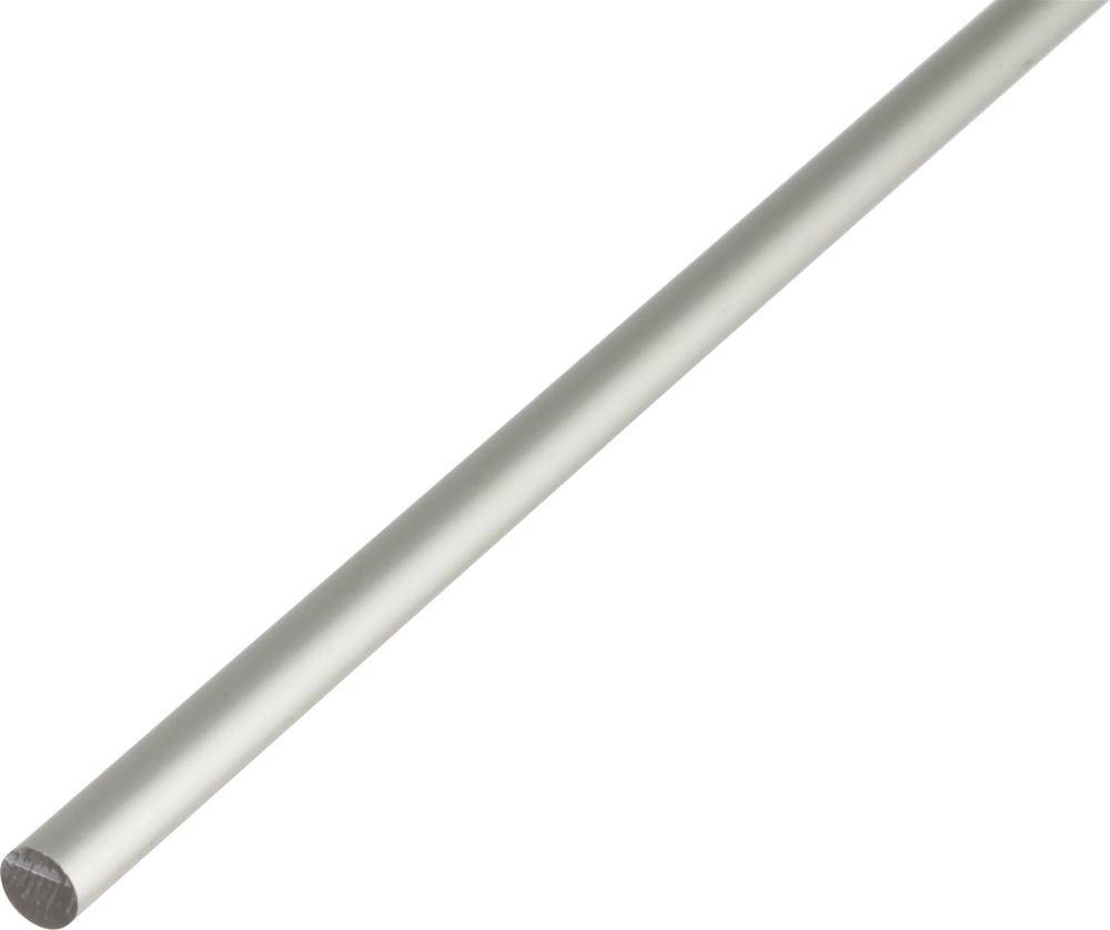 ALBERTS Rundstange glatt ø6mm L1000mm Aluminium silberfarbig eloxiert-0