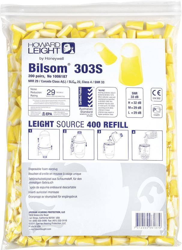 Gehörschutzstöpsel Bilsom303 L (20 Pack a 10 Paar)Honeywell-4