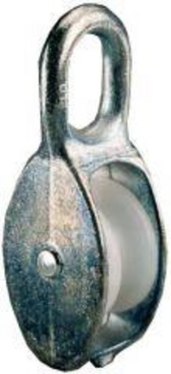Blockrolle einfach galZn f. Seil-Ø b. 6,0mm