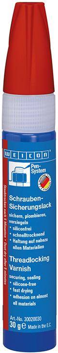 Schrauben-Sicherungs- lack 30 g, rot Weicon-0