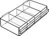 Ersatzschublade Typ150-3 B279xT155xH64 mm transparent