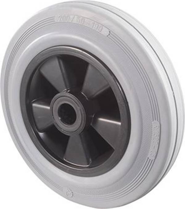 Gummirad, Ø 80mm, 50kg, Radbreite 30mm, B46.080