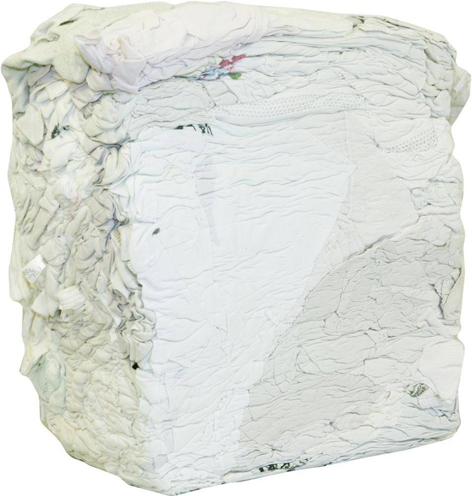 ELOS Trikotputzlappen 10kg, überwiegend weiß Wischtuch-0
