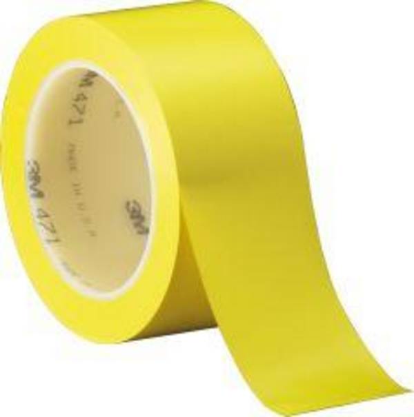 Weich-PVC-Klebeband 471F 50mmx33m gelb 3M - Artikel: 4332163792338
