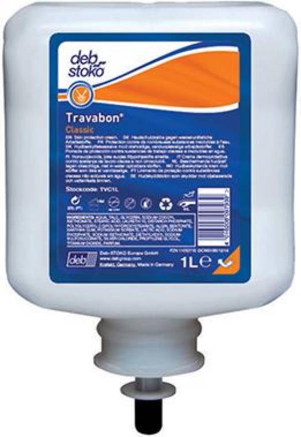 Travabon® Spezial-Hautschutzcreme 1 l Kartusche