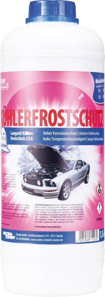 Kühlerfrostschutz R12+ lila silikatfrei 1,5L - Artikel: 4001068606339-0