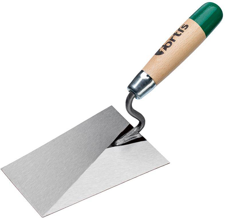 Stukkateurkelle S-Hals 160mm rostfrei FORTIS-0
