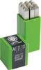 Schlagzahlensatz 330 9-tlg.Zahlen 0-9 Schrift-H.12mm in Ku.-Box KUKKO