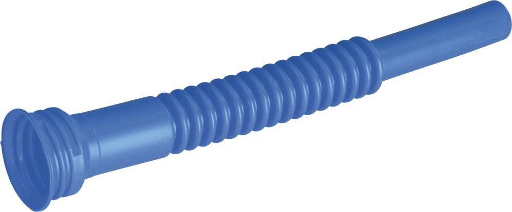 Auslaufrohr flexibel HD-PE blau L265 mm-0