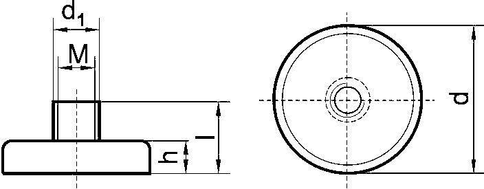 Flachgreifer-Magn. m.Gew.40 x 18mm Beloh - Artikel: 4030615310283-3