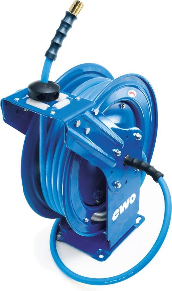 Schlauchaufroller BluBird f.Luft u.Wasser L.15m Geh.Metall Ausgang DN 7,2 EWO