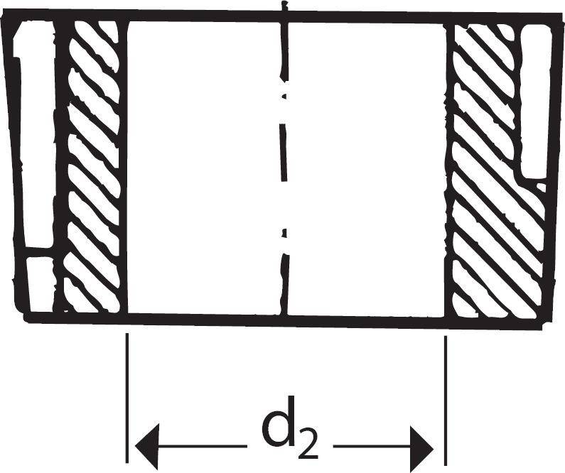 Taper-Spannbuchsen 2517/60, metrische Bohrung Nut DIN 6885-0