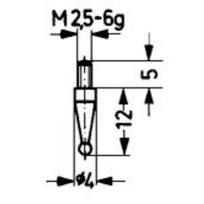 Messeinsatz Stahl Typ 18/ 1,0mm KÄFER