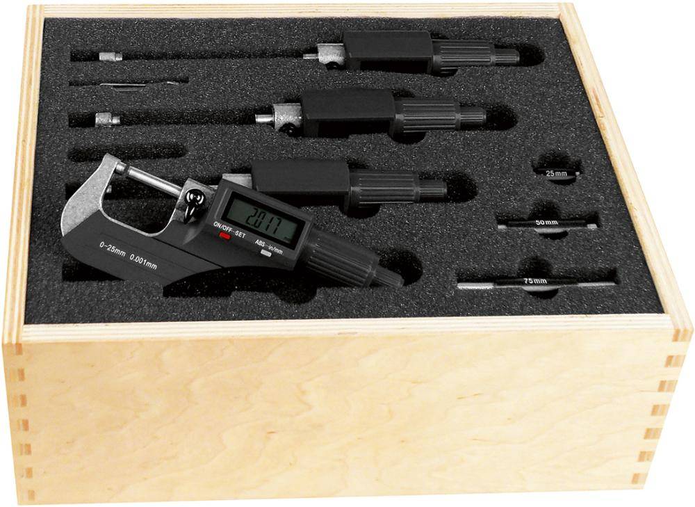 Bügelmessschrauben-Set 0-100mm FORTIS-0
