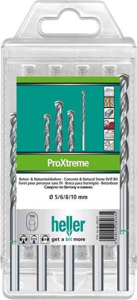 Betonbohrer-Satz ProXtreme 4/5/6/8/10mm heller-0