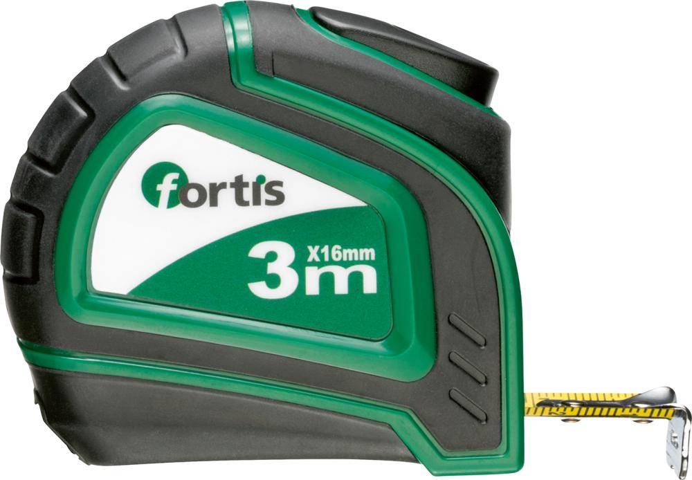 Taschenbandmaß Bandstopp 3mx16 mm FORTIS-0