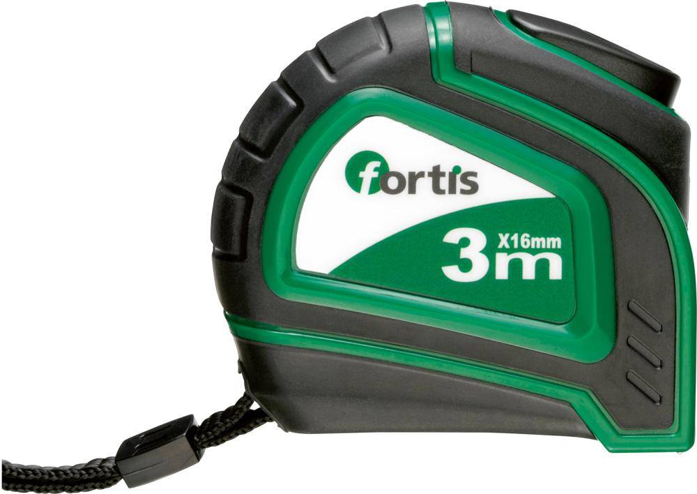 Taschenbandmaß Bandstopp 3mx16 mm FORTIS-4