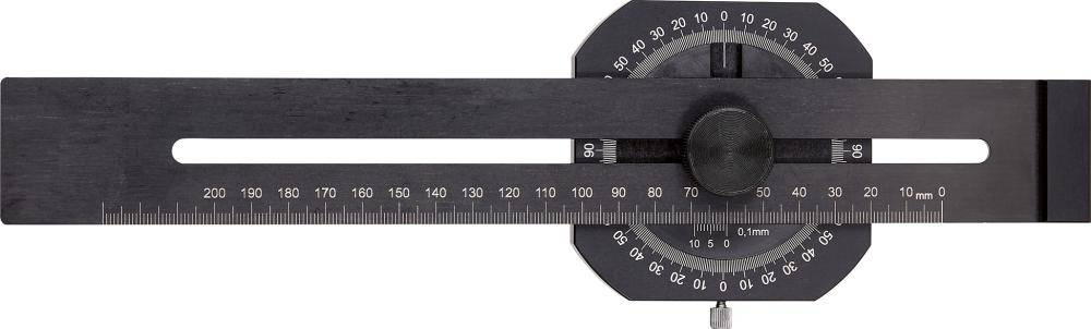 Präzisions-Streichmass mit Gradmesser 300mm FORTIS-0