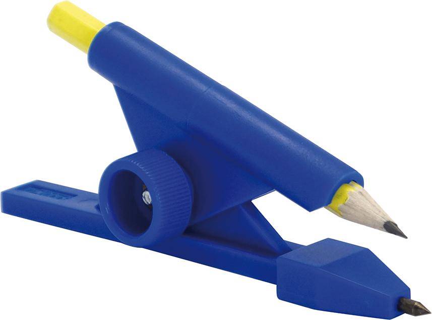 Parallelanreisser blau mit Zirkelspitze - Artikel: 4053569732208-0