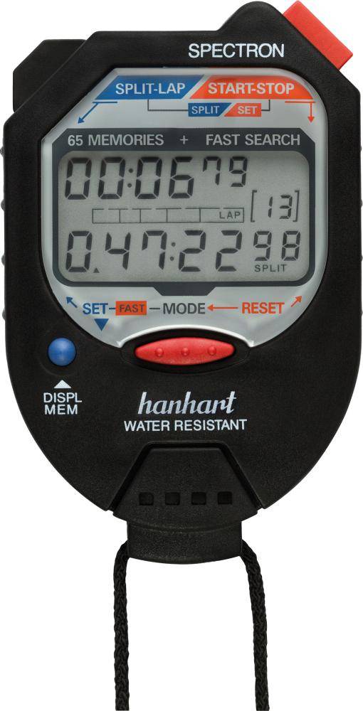 Stoppuhr Spectron 1/100 Min.1/100 Sek.dig.HANHART-0