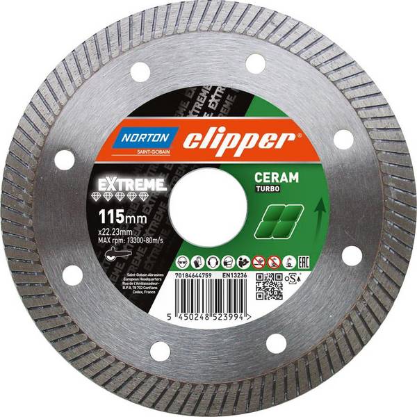 Saint-Gobain Clipper Diamant-Trennscheibe SuperGres XT EVO 115 x 22,23