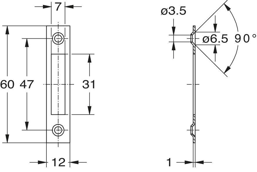 2556 Möbelschliessblech vms käntig-2