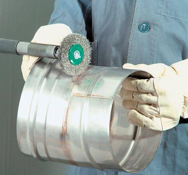 Rundbürste D.60mm Drahtstärke 0,3mm VA 18mm 15000min-¹-4