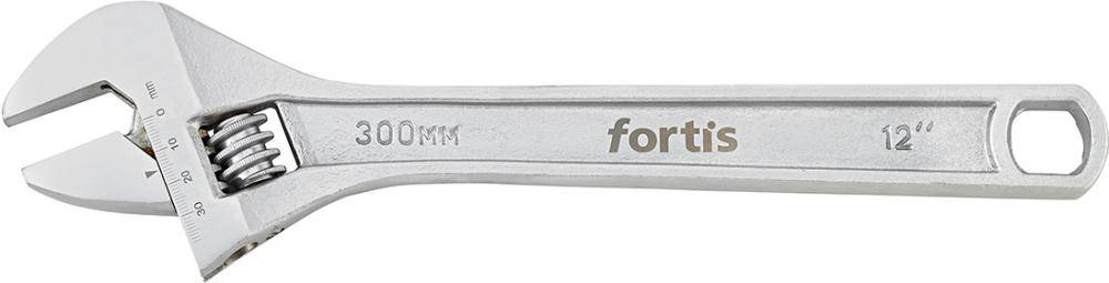 Rollgabelschlüssel 12" 300mm verchromt FORTIS-0