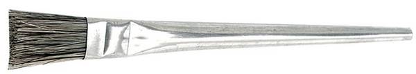 Lötwasserpinsel L.120mm B.15mm Chinaborste,kon.flache Blechhülse