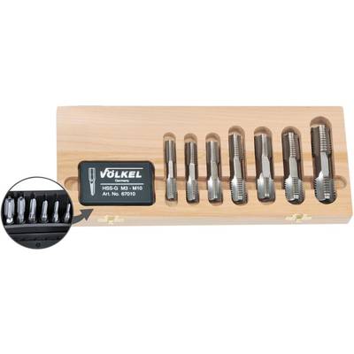 Handgewindebohrersatz HexTap M3-M20 HSSG ISO2 (6H) VÖLKEL-0